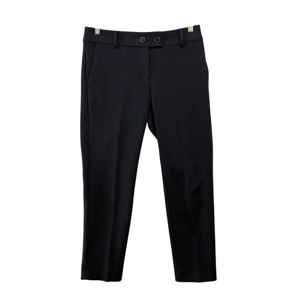 Loft Slim Pencil Pant Womens Size 4 Navy Blue Dress Pant Ankle Mid Rise